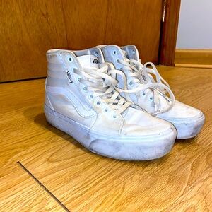 Women’s high top platform vans